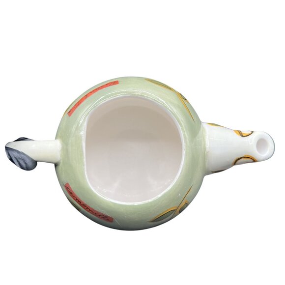 Collectible Tea For One Set Teapot Teacup Stackable Joie de Vivre pattern by MSC - Picture 7 of 16